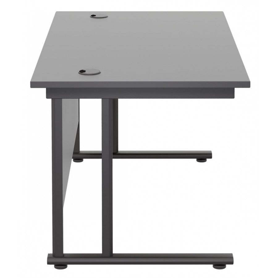 Olton Twin Cantilever  800mm Deep Straight Office Desk